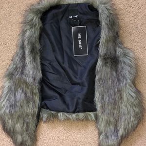 fur vest